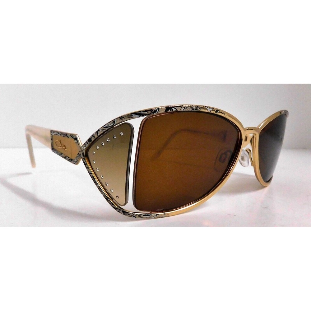 Authentic Cazal MOD 9010 COL.122‎ Germany Jeweled Sunglasses